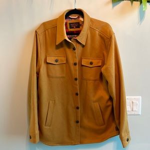 The Normal Brand Brightside Wool Flannel Lined Shirt Jacket